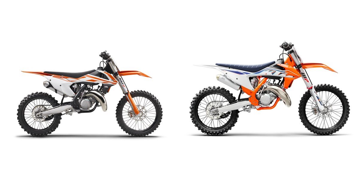 Photo inspiration: Gallery Detail: Motorrad Vergleich Ktm 150 Sx 2017 Vs Ktm 125 Sx