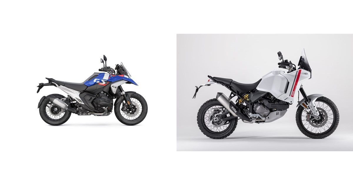 Motorrad Vergleich BMW R 1300 GS 2024 vs. Ducati DesertX 2022