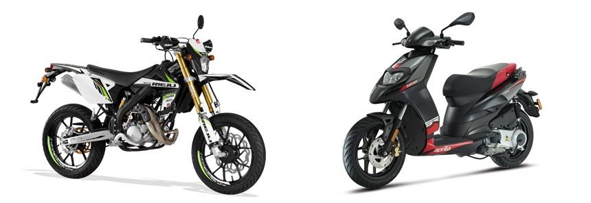 Motorrad Vergleich Rieju Mrt Sm Pro 50 2014 Vs Aprilia Sr 50 Motard 2019