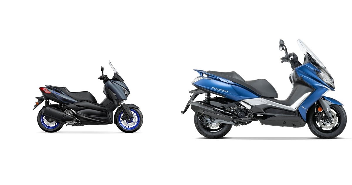 人気定番 Yamaha XMAX 300 2022 vs Kymco New Downtown 350i ABS 2023 パーツ