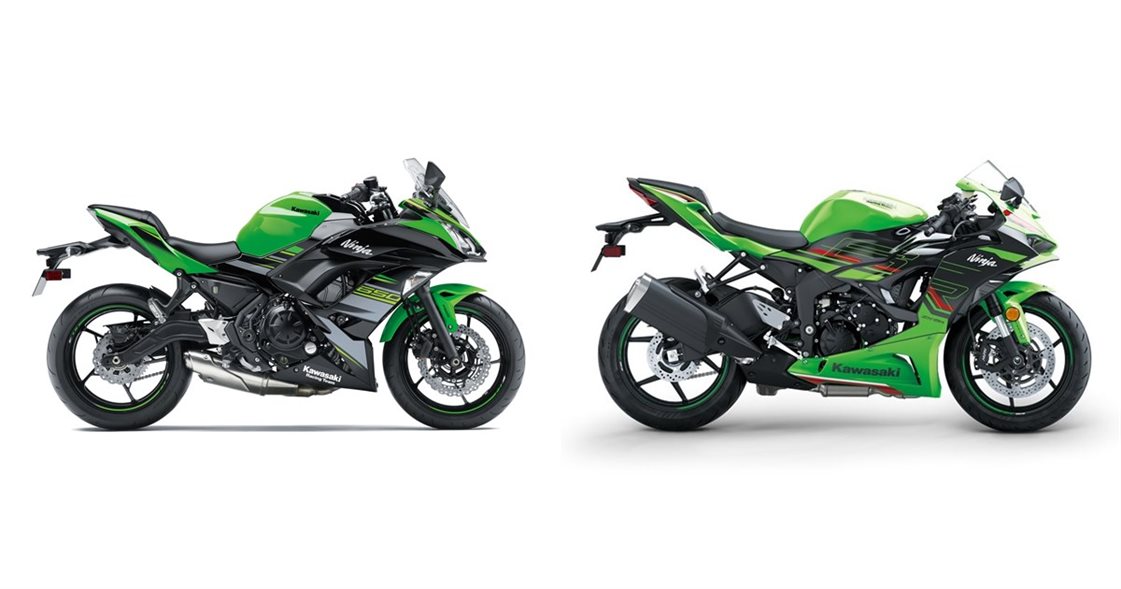 Kawasaki Ninja 650 KRT 2019 vs Kawasaki Ninja ZX-6R 2024