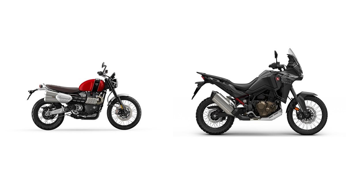 Triumph Scrambler 1200 XC 2023 vs Honda CRF1100L Africa Twin 2024