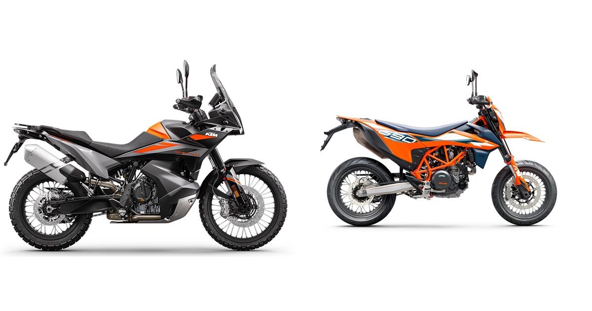 KTM 890 Adventure 2023 vs KTM 690 SMC R 2023