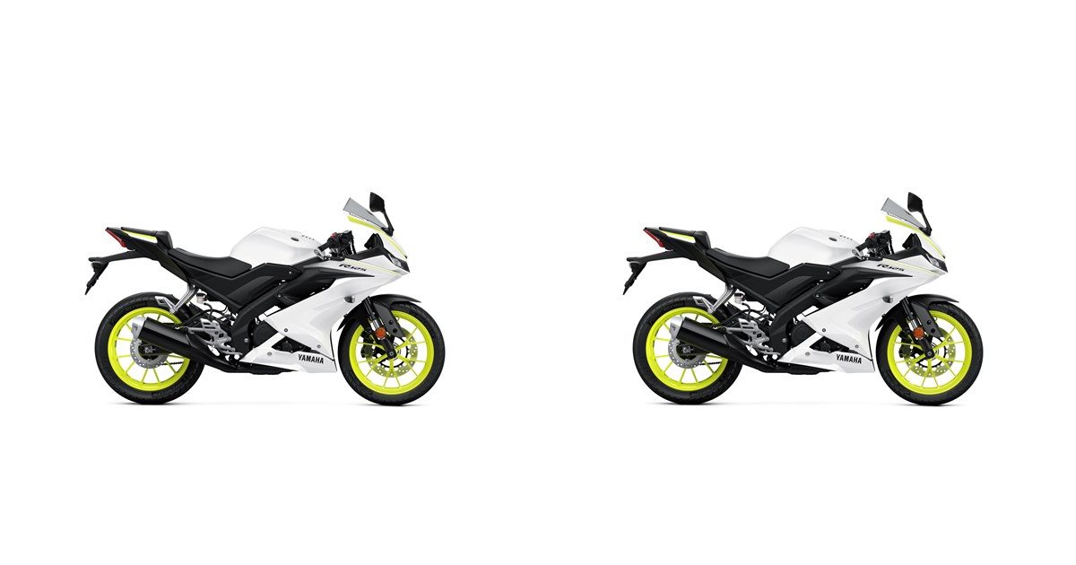 Motorrad Vergleich Yamaha R125 2021 vs. Yamaha R125 2020