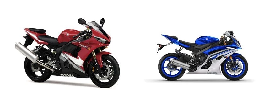 Yamaha YZF-R6 2008 vs Yamaha YZF-R6 2016