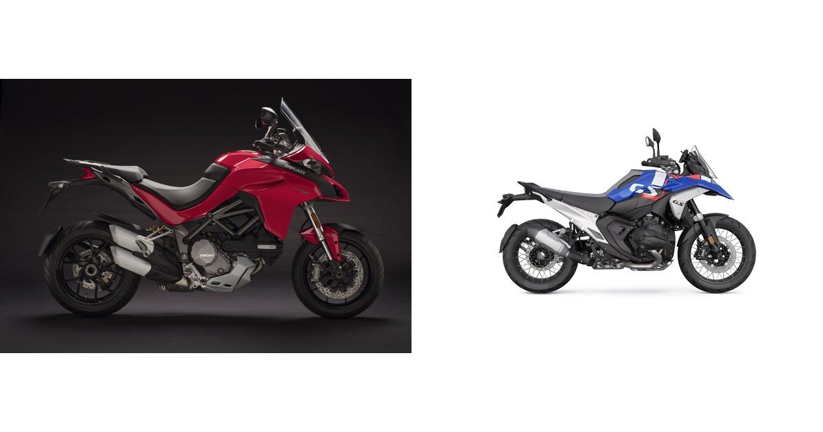 Motorrad Vergleich Ducati Multistrada 1260 2018 vs. BMW R 1300 GS 2024