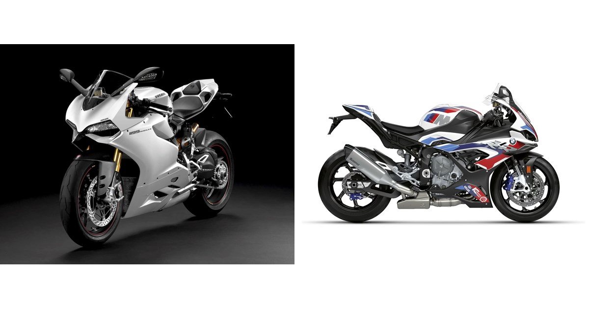 Motorrad Vergleich Ducati 1199 Panigale S 2013 vs. BMW M 1000 RR 2021