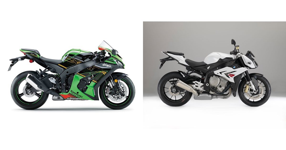Motorrad Vergleich Kawasaki Ninja ZX-10R KRT 2020 vs. BMW S 1000 R 2016