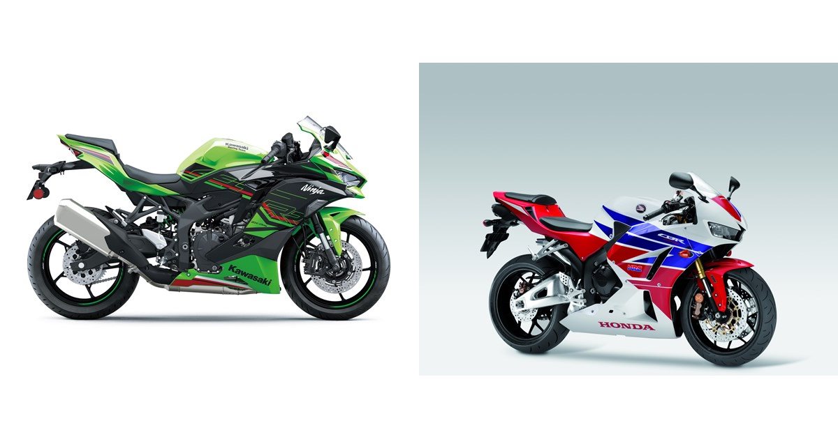 カワサキ cbr600rrpc40 Kawasaki Ninja ZX-4RR 2024 vs Honda CBR600RR 2014