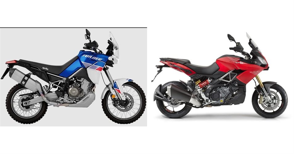 Motorrad Vergleich Aprilia Tuareg 660 2023 vs. Aprilia Caponord