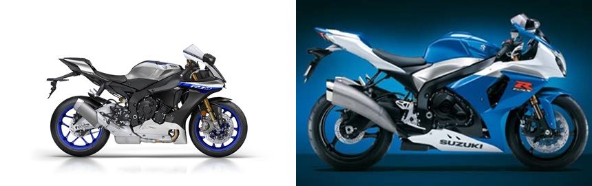 Motorrad Vergleich Yamaha R1M 2019 vs. Suzuki GSX-R 1000 2009