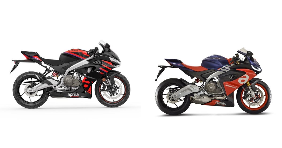 Motorrad Vergleich Aprilia Rs Vs Aprilia Rs