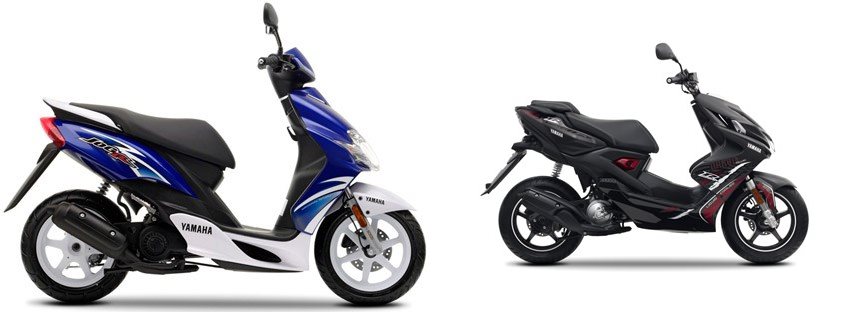 Motorrad Vergleich Yamaha Jog R Vs Yamaha Aerox Naked