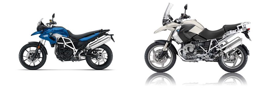 Motorrad Vergleich BMW F 700 GS 2018 vs. BMW R 1200 GS 2010