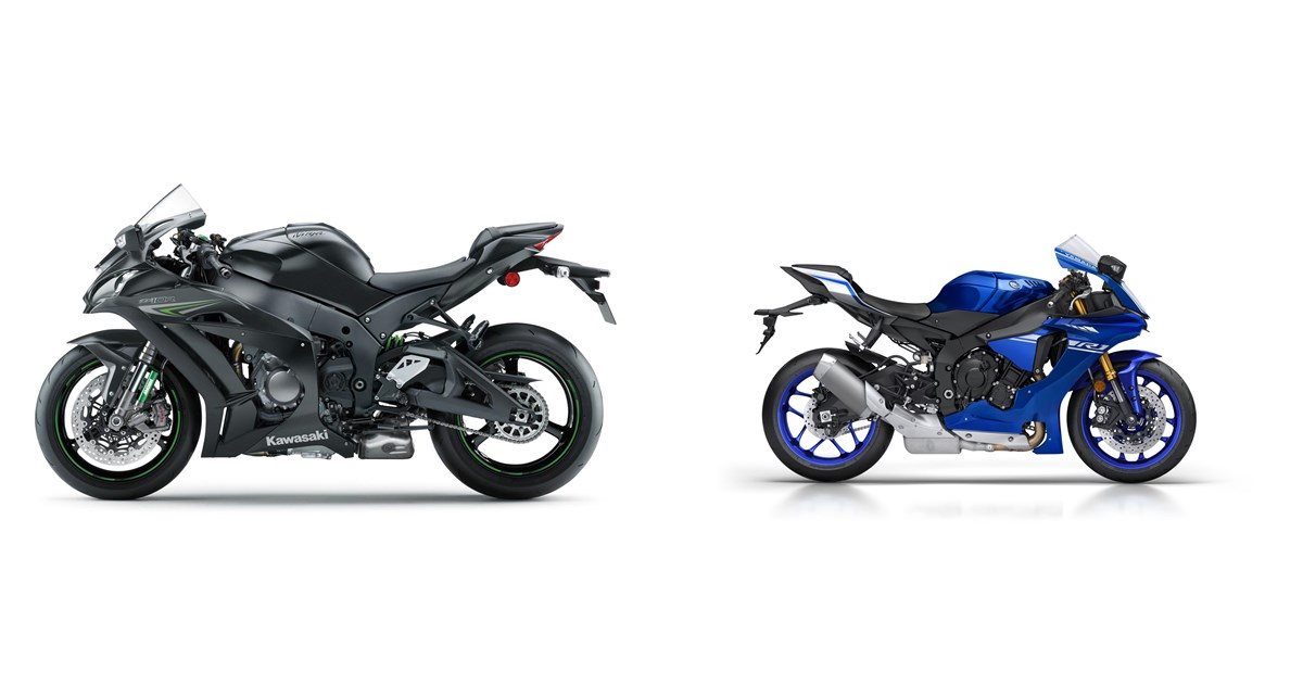 Kawasaki Ninja ZX-10R 2016 vs Yamaha R1 2017