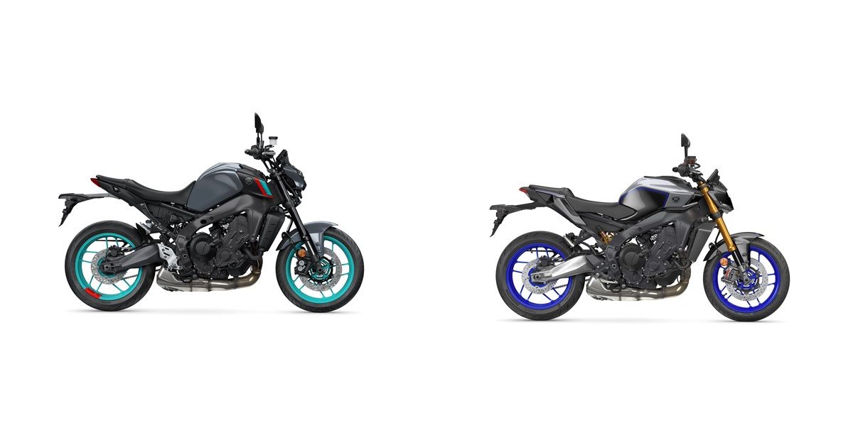 Motorrad Vergleich Yamaha MT09 2023 vs. Yamaha MT09 SP 2024