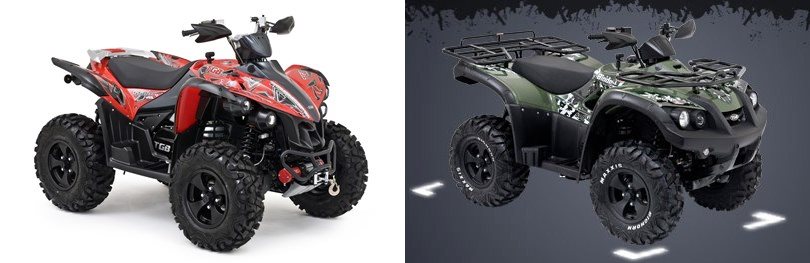 Target 550 Motorrad Vergleich TGB Target 550 4x4 IRS 2017 vs. TGB Blade 500 4x4 ...