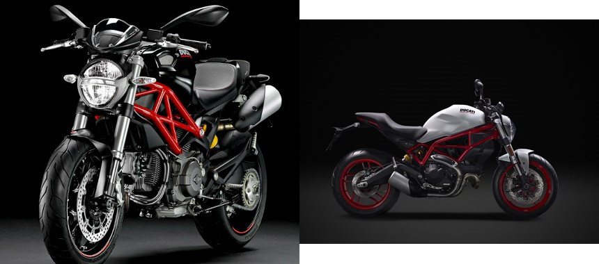 Ducati Monster 796 2010 vs Ducati Monster 797 2017