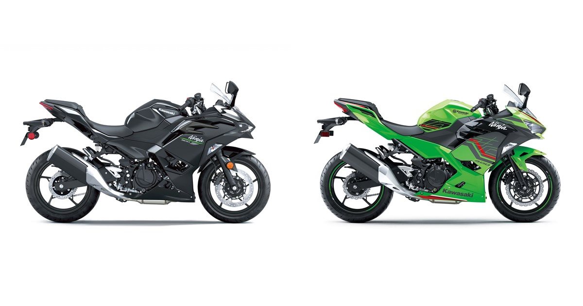 Motorrad Vergleich Kawasaki Ninja 500 2024 vs. Kawasaki Ninja 400 2023