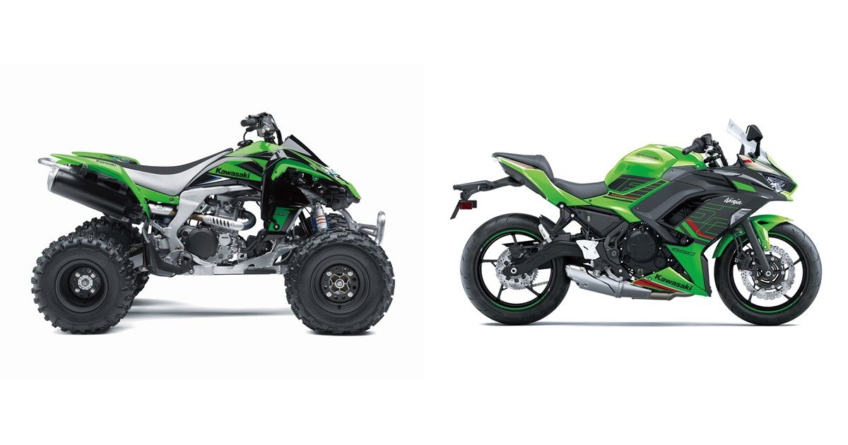 Kawasaki KFX 450 R 2015 vs Kawasaki Ninja 650 2023