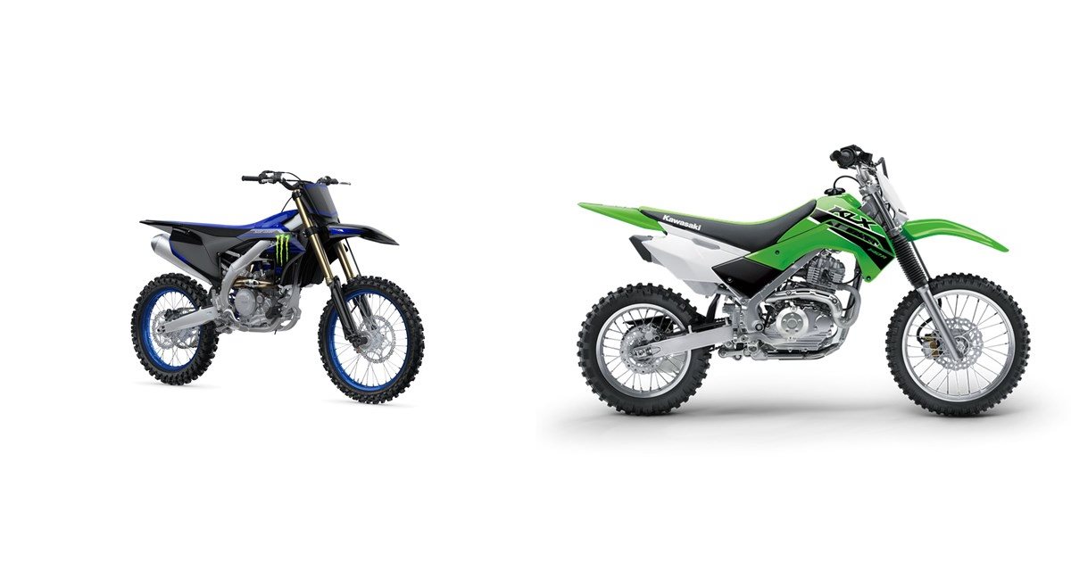 Motorrad Vergleich Yamaha Yz F Monster Energy Edition Vs Kawasaki Klx R