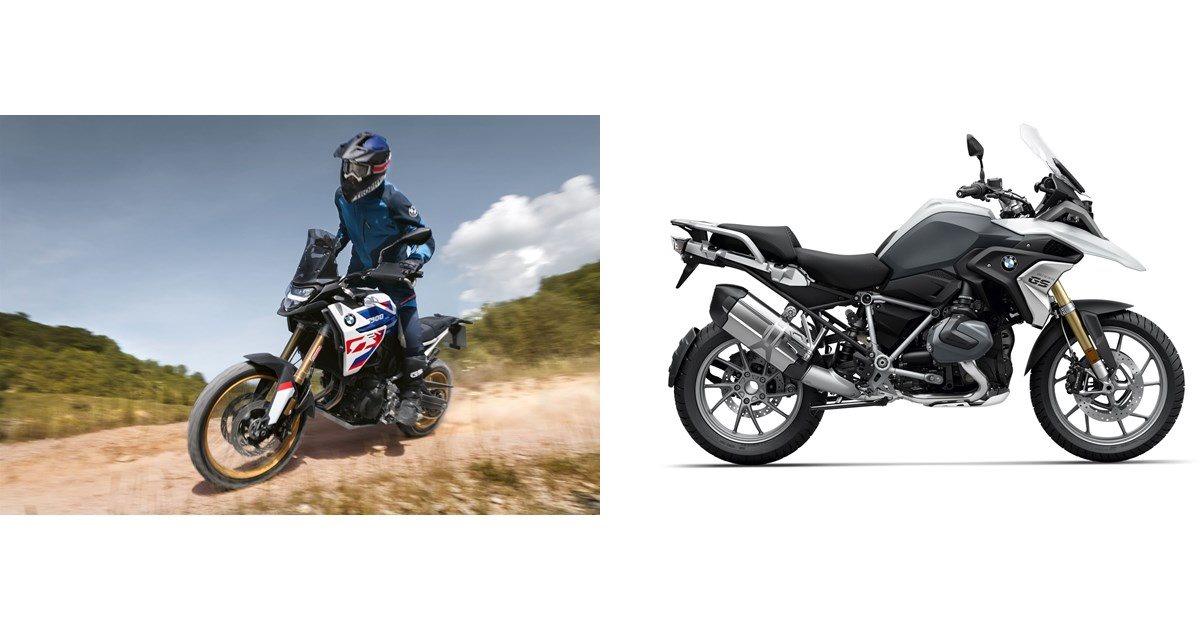 Motorrad Vergleich BMW F 900 GS 2024 vs. BMW R 1250 GS 2021