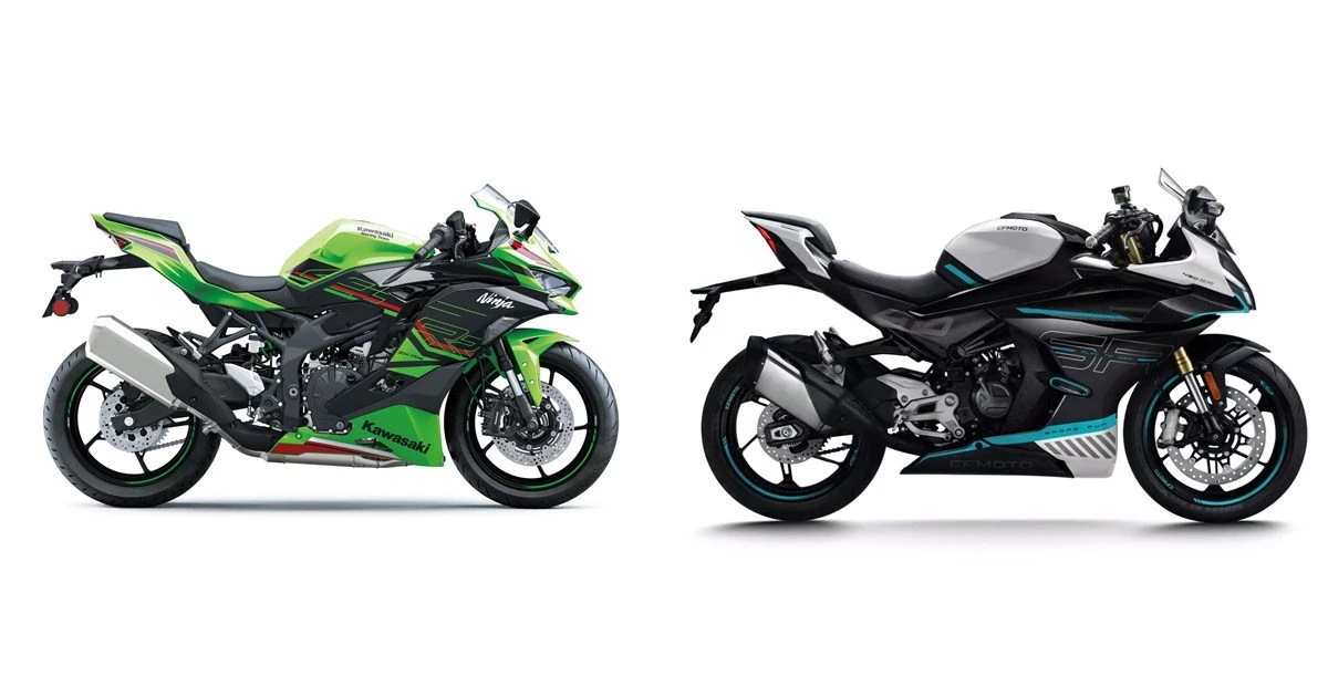 Kawasaki Ninja ZX-4RR 2024 vs CFMOTO 450SR 2023