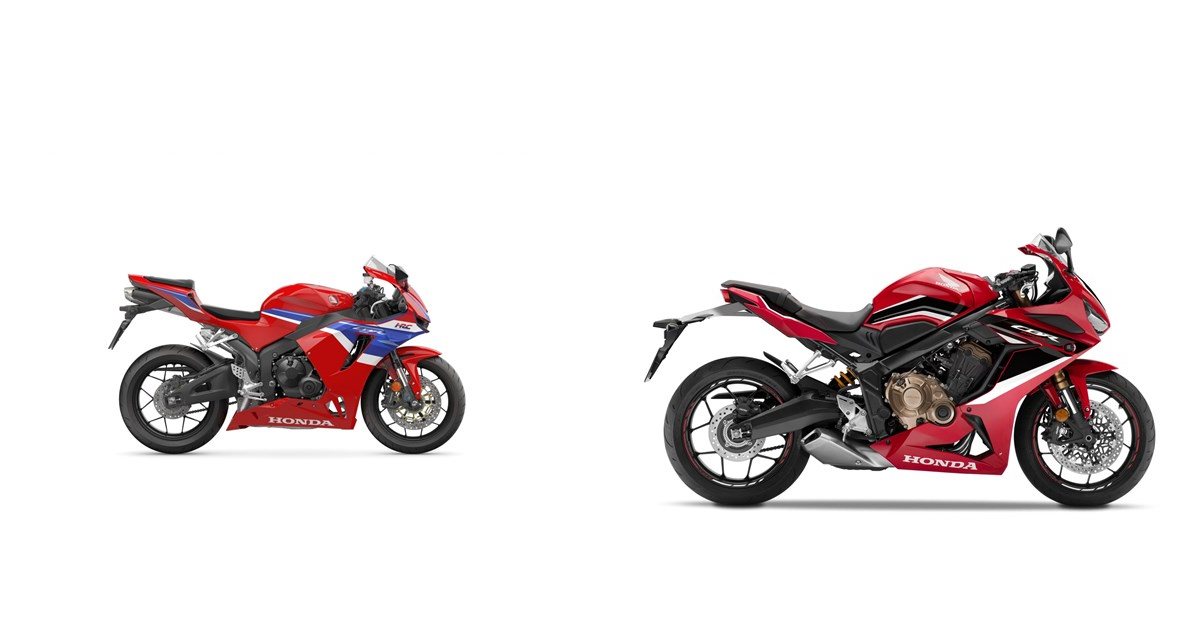 Motorrad Vergleich Honda Cbr600rr 2024 Vs Honda Cbr650r 2021