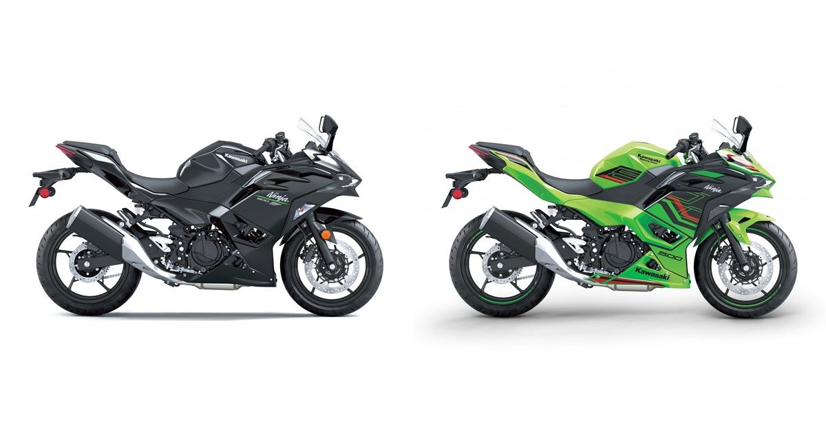 Motorrad Vergleich Kawasaki Ninja 500 2024 vs. Kawasaki Ninja 500 SE 2024