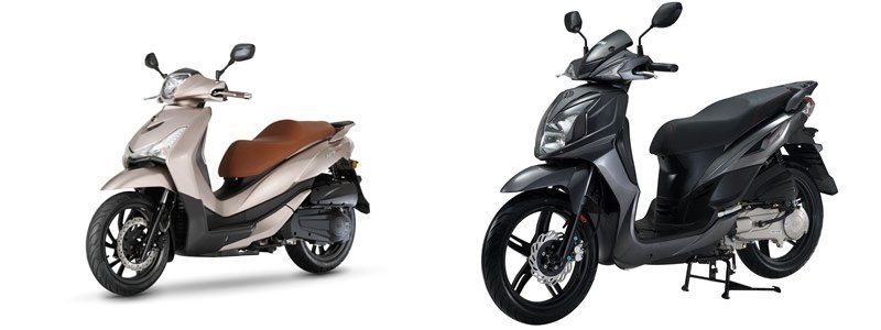 Motorrad Vergleich Sym HD 300 2022 Vs Sym Symphony SR 125 2014