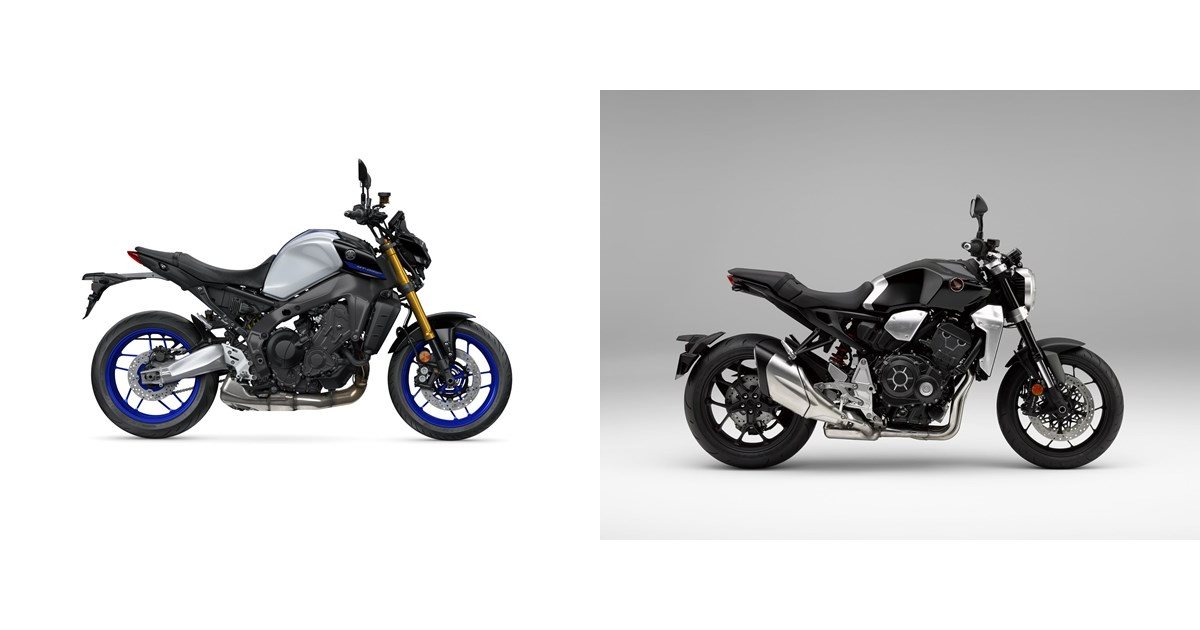 Motorrad Vergleich Yamaha MT-09 SP 2023 vs. Honda CB 1000 R 2018