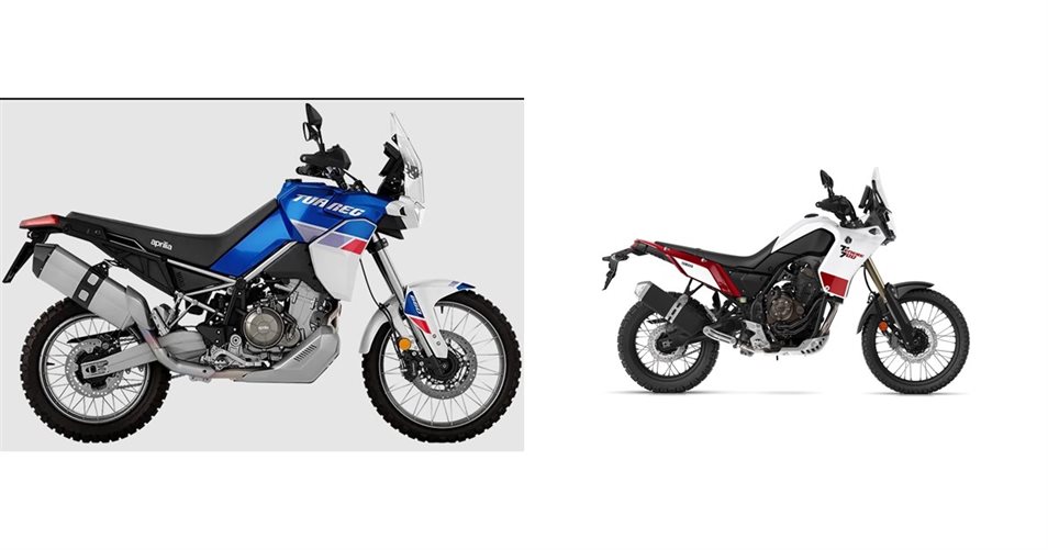 Motorrad Vergleich Aprilia Tuareg 660 2023 vs. Yamaha Tenere 700 2019