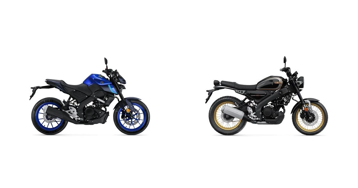 Yamaha MT-125 2023 vs Yamaha XSR125 Legacy 2024