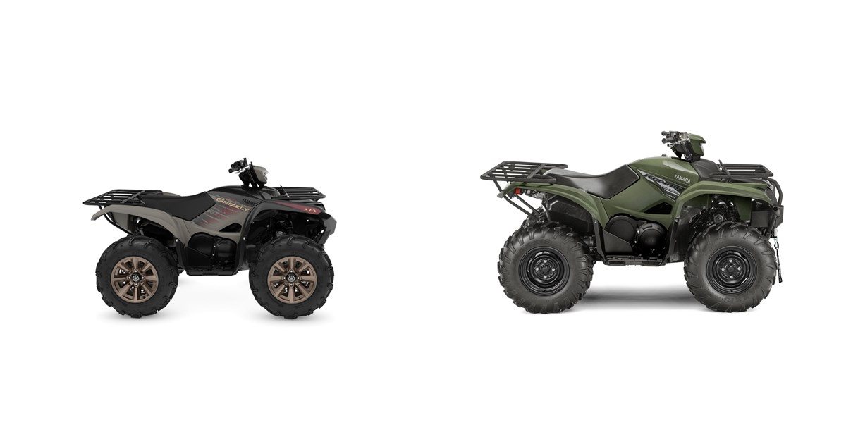 Motorrad Vergleich Yamaha Grizzly 700 EPS XTR 2024 vs. Yamaha Kodiak