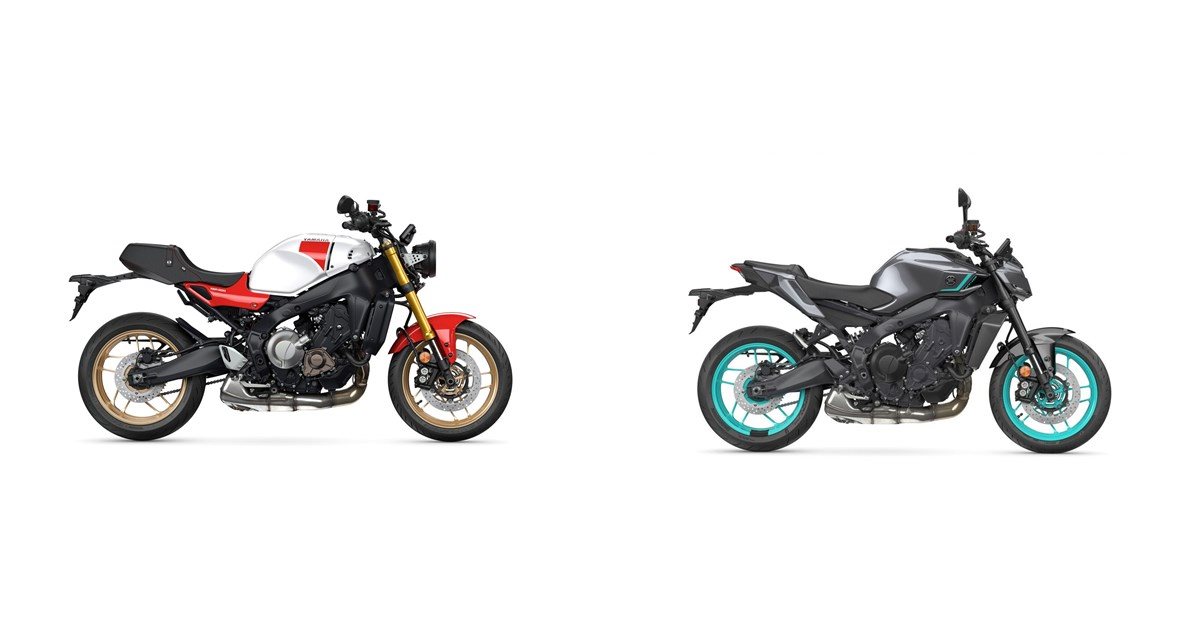 Motorrad Vergleich Yamaha XSR900 2024 Vs. Yamaha MT-09 2024