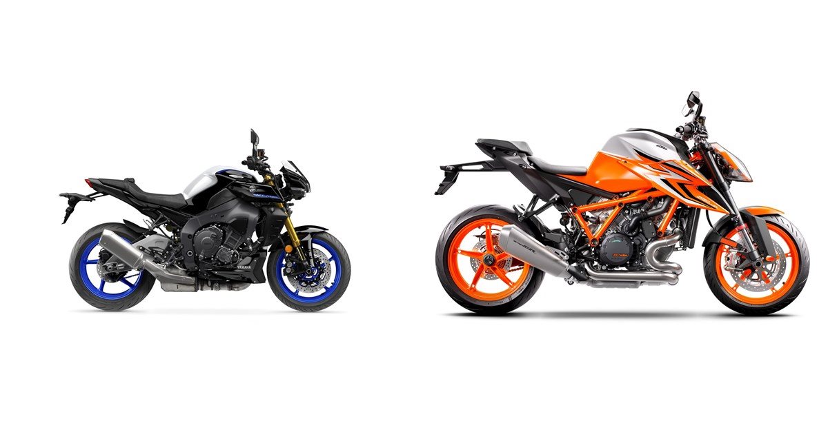 Yamaha MT-10 SP 2023 vs KTM 1290 Super Duke R 2022