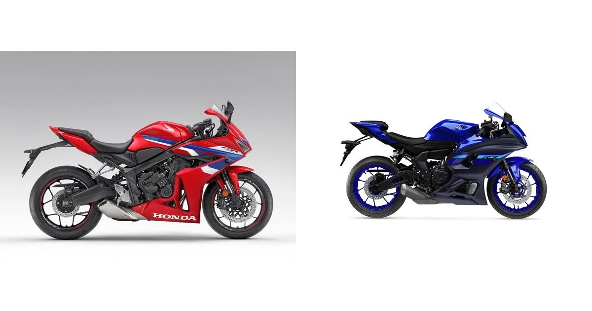Honda CBR650R E-Clutch 2024 vs Yamaha R7 2024