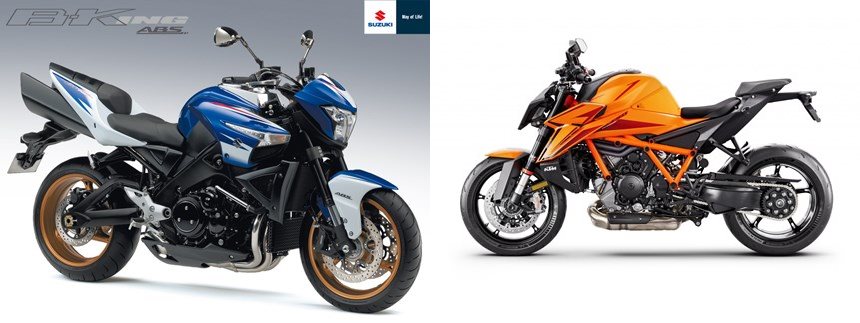 Motorrad Vergleich Suzuki B-King 2010 Vs. KTM 1390 Super Duke R 2024