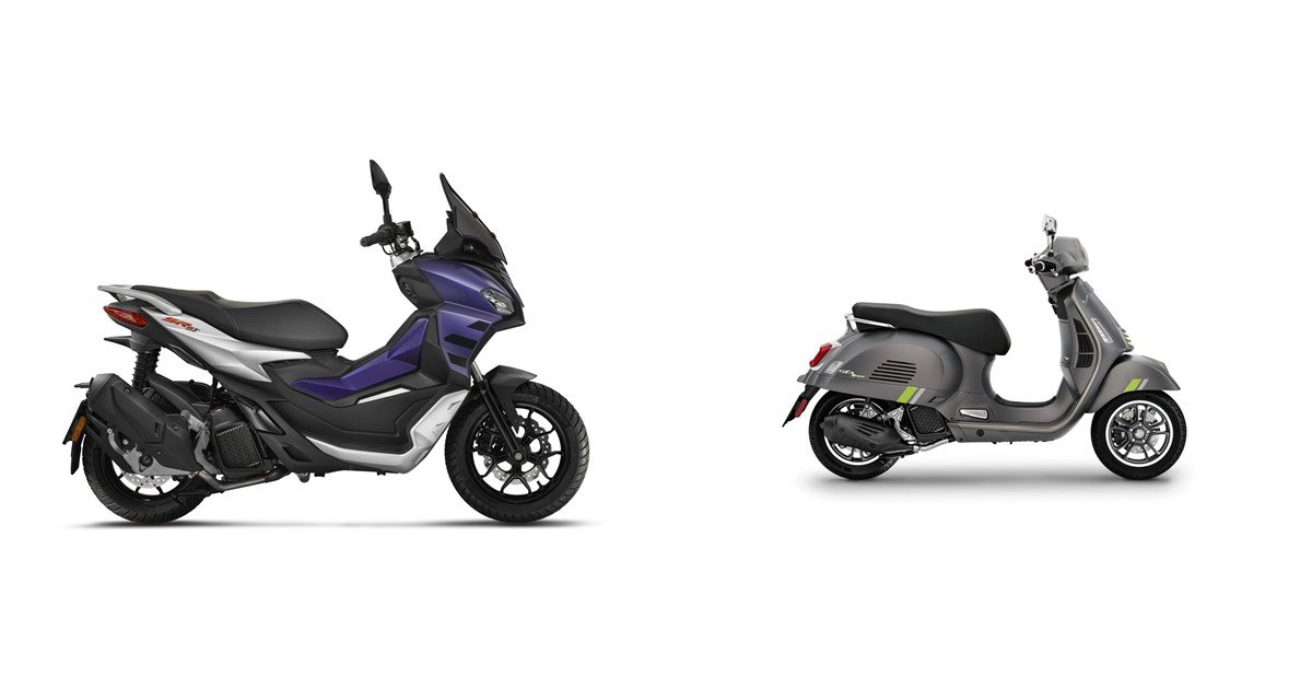 Aprilia SR GT 125 2022 vs Vespa GTS 125 Super Tech 2023