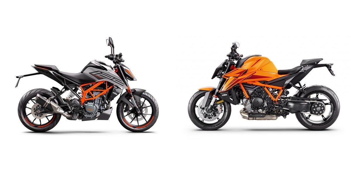 その他 KTM125duke KTM 125 Duke 2021 vs KTM 1390 Super Duke R 2024