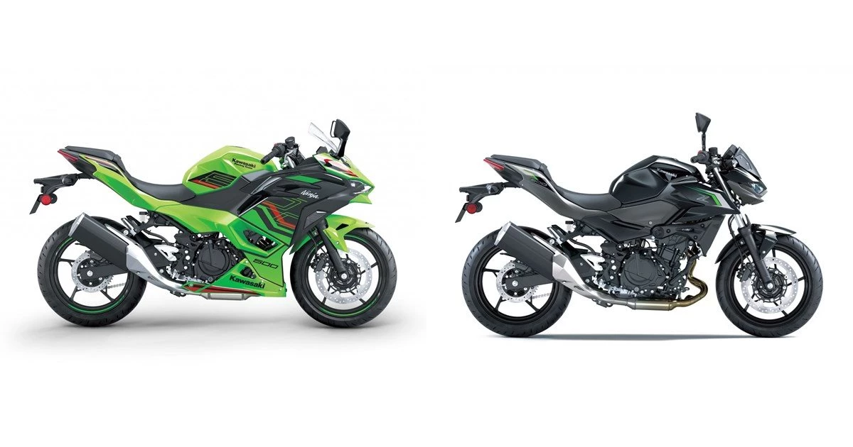 杉崎ページ③ Kawasaki Ninja 500 SE 2024 vs Kawasaki Ninja ZX-4R 2024