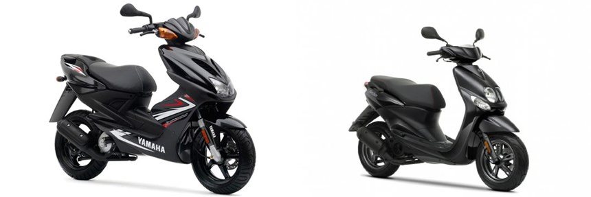 Motorrad Vergleich Yamaha Aerox R 2009 Vs Yamaha Neos 50 2010