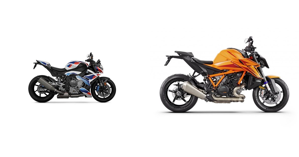 Motorrad Vergleich BMW M 1000 R 2023 vs. KTM 1390 Super Duke R EVO 2024