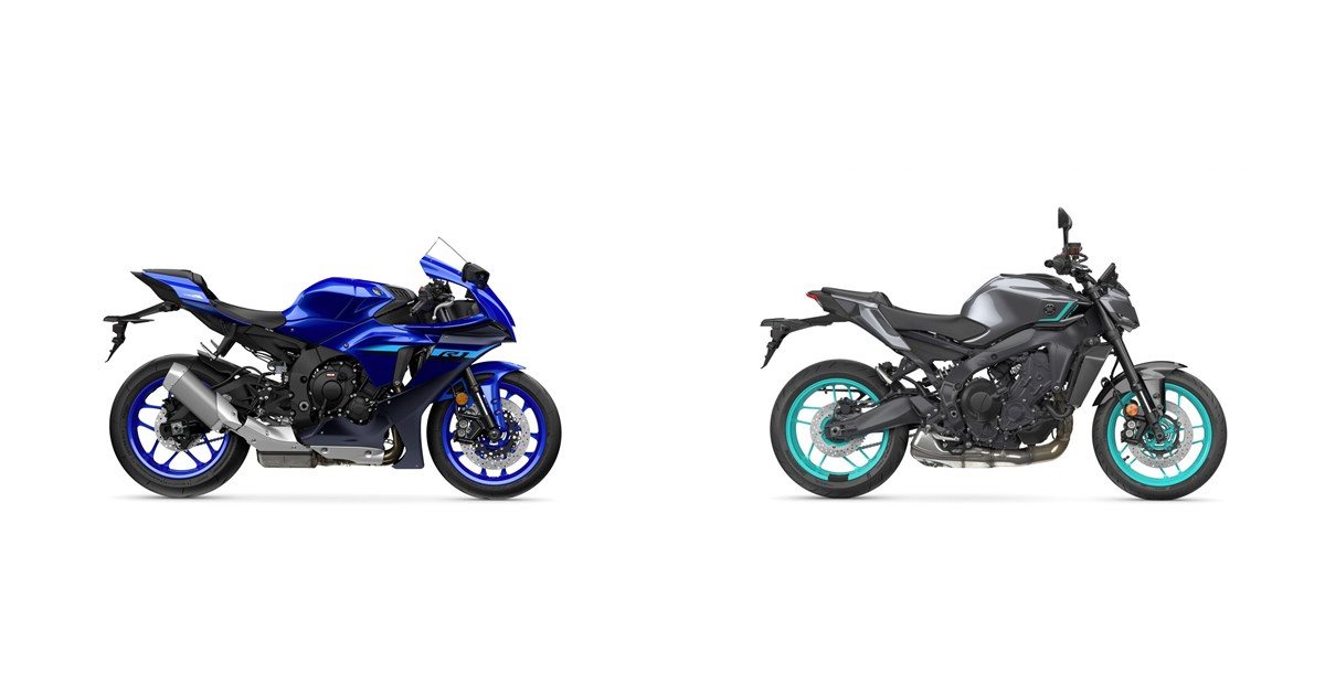 Yamaha R1 2024 vs Yamaha MT-09 2024
