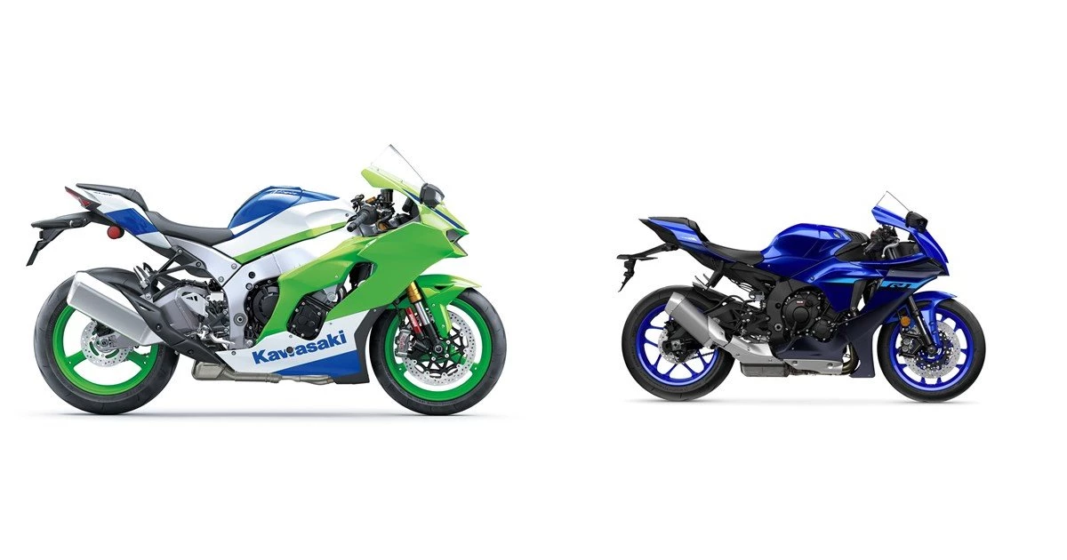 Motorrad Vergleich Kawasaki Ninja ZX10R 40th Anniversary Edition 2024