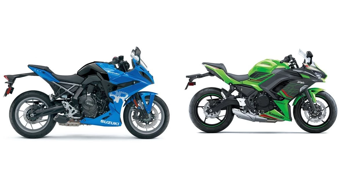 Suzuki GSX-8R 2024 vs Kawasaki Ninja 650 2023