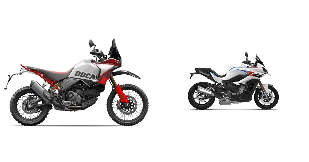 Motorrad Vergleich Ducati DesertX Rally 2024 vs. BMW S 1000 XR 2024