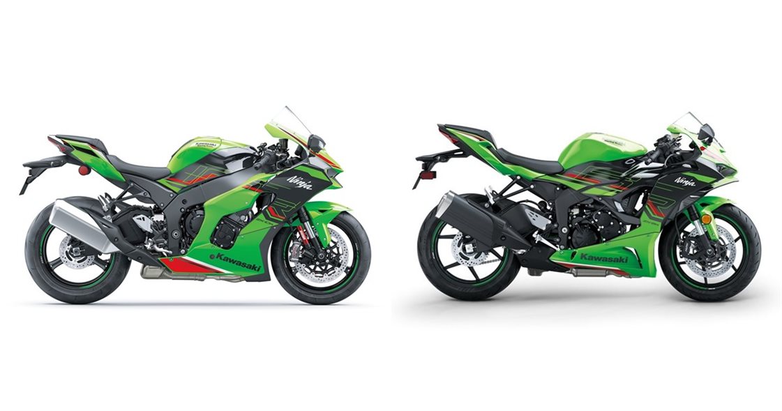 Kawasaki Ninja ZX-10R 2024 vs Kawasaki Ninja ZX-6R 2024
