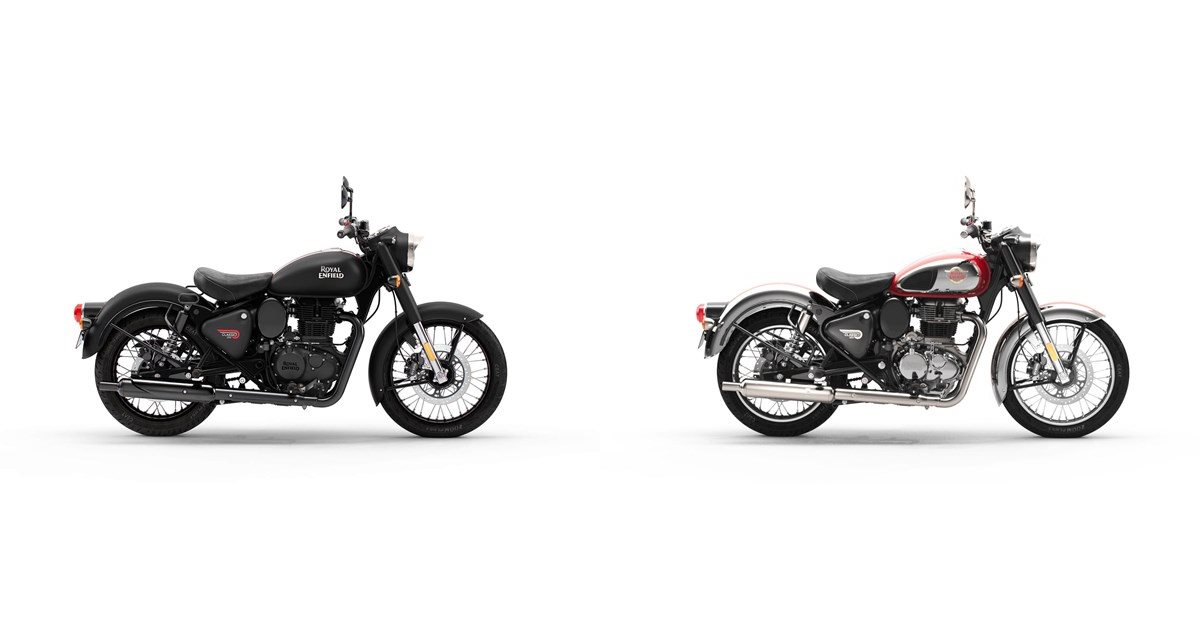 Motorrad Vergleich Royal Enfield Classic 350 2023 Vs Royal Enfield Classic 350 2024