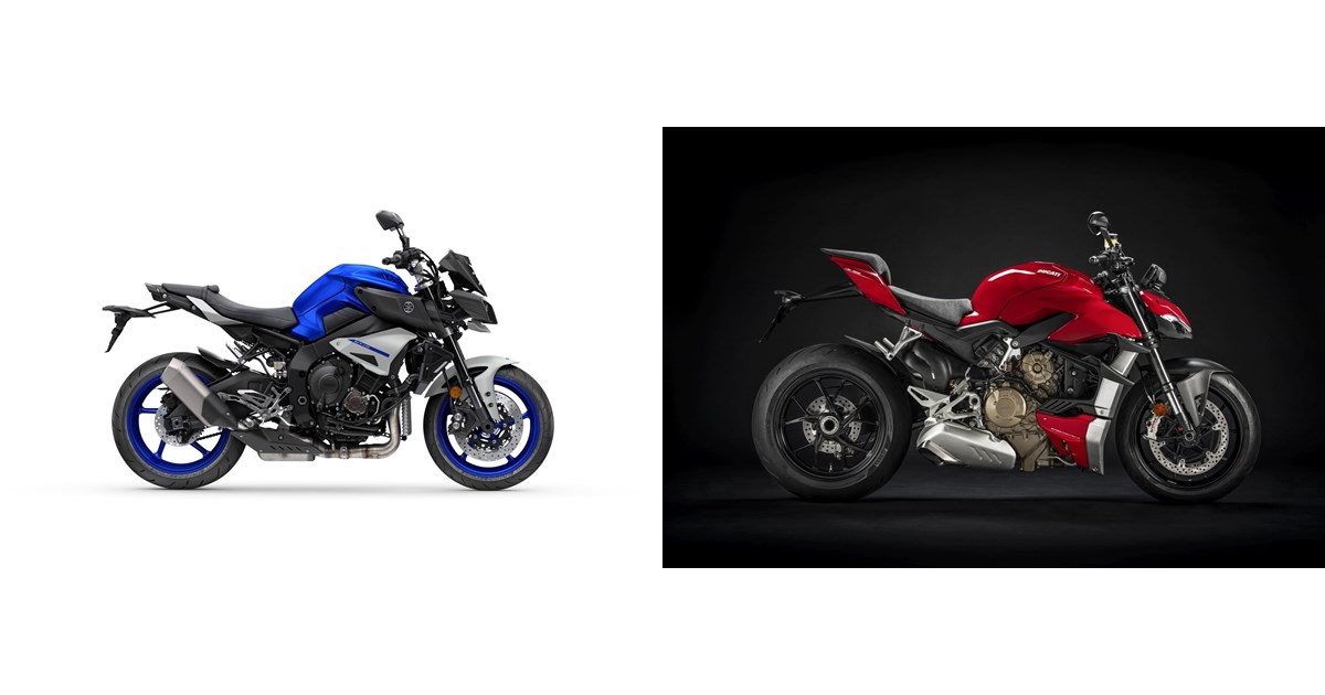 Motorrad Vergleich Yamaha Mt 10 2020 Vs Ducati Streetfighter V4 2021